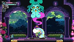 Flip Witch Pixel Game: Monster Cock Titjob And Facial.