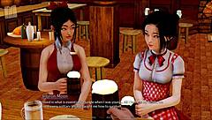 Harem hotel 174 features anime-style adventures in a game setting