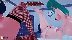 Cartoon Trap Girlfriend Rides Big Cock in Futanari Anime Creampie NTR Scene