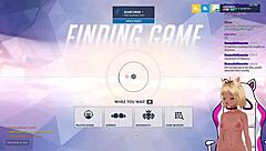 Vtuber Lewdneko plays Overwatch and gets spanked in part 2