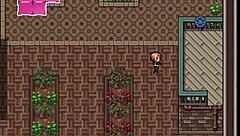 Receiving a Double Spanish from Two Busty Babes in Hentai Game