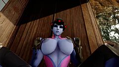 Intense Widowmaker Blowjob and Deepthroat in Overwatch SFM 3D Action