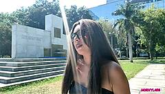 Briella Márquez, Petite Peruvian Teen, Bent Over for Casting Fuck