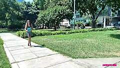 Briella Márquez, Petite Peruvian Teen, Bent Over for Casting Fuck