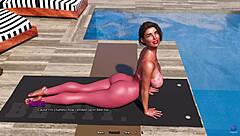 caught my stepmom half naked while peeping in her bedroom