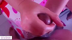 This latina teen invites a fan for some hot fucking in her bedroom