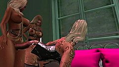 Shemale Gangbang Action Unfolds with Wild Big Cock Cartoon Thrills