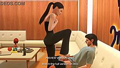 after the ball game, naughty athletic girl in 3d hentai sex.