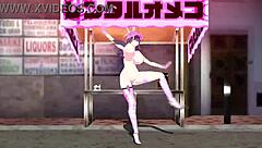 saori in 3d cartoon anime adventure