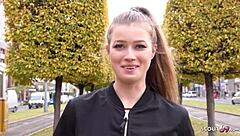 german scout picks up 18-year-old blonde olivia sparkle for rough fucking at casting. i’m shaken!