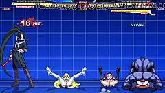 kuromaru battles arcana heart in an epic showdown