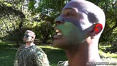 straight black men showing off big cocks in steamy anal action