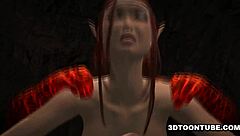 uhh i’m a 3d babe takin’ two reptile cocks everywhere