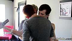 yo, check out hung emo guys at the pool table