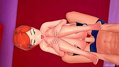 Gwen strips after shower for adult fuck 😜