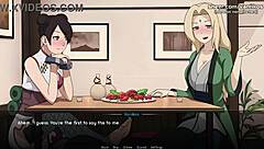 Oh man, Tsunade and Tenten givin’ handjobs and footjobs in public, uh, restaurant! Crazy Naruto hentai!