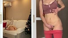 Hey, stepmom, wanna cum together with stepdaughter on New Year's Eve?