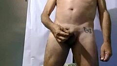 Gay Hunk Masturbates Solo in His Room!