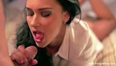 just chilling on the bed with an erotic blowjob and cumshot! 😘