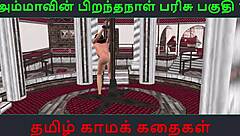 watch this cute solo girl in animated cartoon with tamil sex story audio!