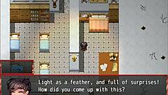 Harem in another world hentai game ep 20 gym workout exposed her pussy