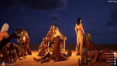 Whoa, this wildlife orgy in 3D anime hentai is totally wild! 🐾🔥