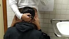 got an amazing blowjob from a guy in the disabled bathroom.