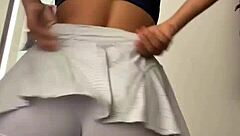 Esposa Heyya Changing in Mall Fitting Room, Wow! See Full on Red Now!