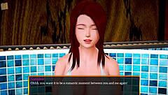 My new family blonde milf shows big ass