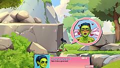 Horny Young Female Orc Sits on Lucky Boy’s Face!