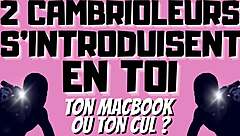 French Gay Twinks Dominate with Raw Double Penetration in Dirty Talk Audio