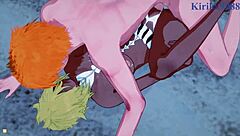 Nel Tu, Nelliel, Tier Harribel, and Ichigo Kurosaki say, let’s bang hard in Bleach hentai!