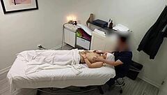 Did this petite Japanese girl get seduced and banged twice during her massage?