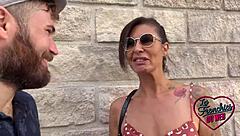 I can’t get enough of Charlotte, the 40-year-old barmaid with big tits driving me wild.