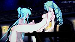 Wow, saint-germain and cagliostro dive into wild lesbian and futanari hentai action!