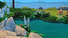 Hey, check this 3D hentai preview of a naughty sunbathing snapshot outdoors