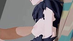 Kazusa Beast in Wild 3D Cartoon Hentai Action