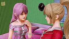 in the harem hotel, things get interesting with the girls.