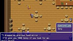 Why is the female demon king working as a prostitute for revenge?