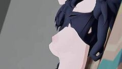 Kazusa Beast in Wild 3D Cartoon Hentai Action