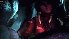 Queen of the jungle explores the wild forest