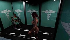 In Project Werewulf, the adult horror game, a hot scene unfolds with intense action.