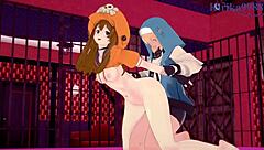 may and bridget have intense anal sex in guilty gear strive hentai