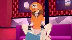 may and bridget have intense anal sex in guilty gear strive hentai