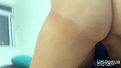 Tanned Emo Guy in Panties Gets Ass Fucked by Us and Leaves with Cum on Face