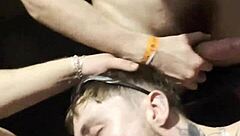 raw orgy in the nightclub bathroom with free dio