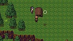 Watching a porno with a busty milf in wild hentai zombie retreat game part 5.