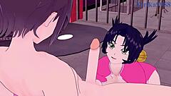 Miu F Rinji and Renka Ma have intense sex in this Kenichi hentai episode. Creampie included.