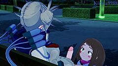 WHOA! Ochako Uraraka and Himiko Toga in Wild Futanari Sex Action!