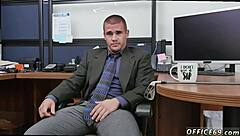 Hardcore gay action with a tough manager! Can anyone satisfy this stud?